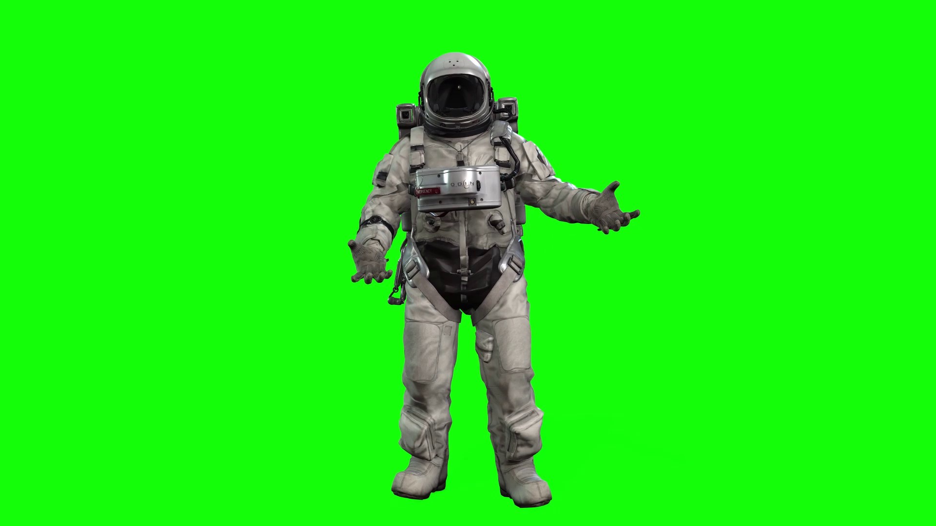 space suit chromakey