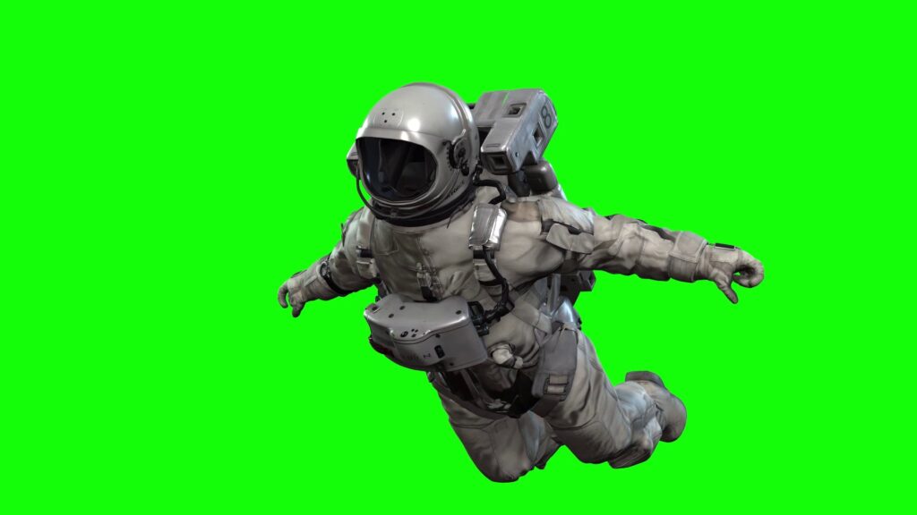 Space suit spacesuit spaceman astronaut fly flying action pose