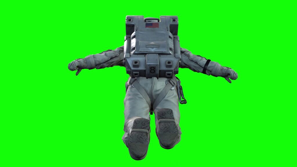 Space suit spacesuit spaceman astronaut fly flying action pose