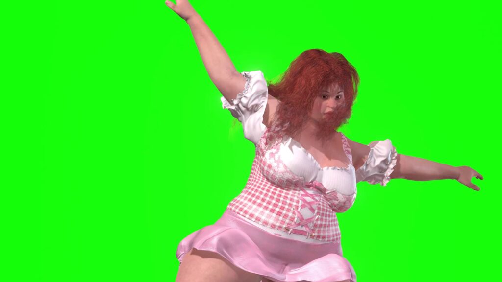 Fat Woman Dance Comic Dance Funny Dance Classic Dance