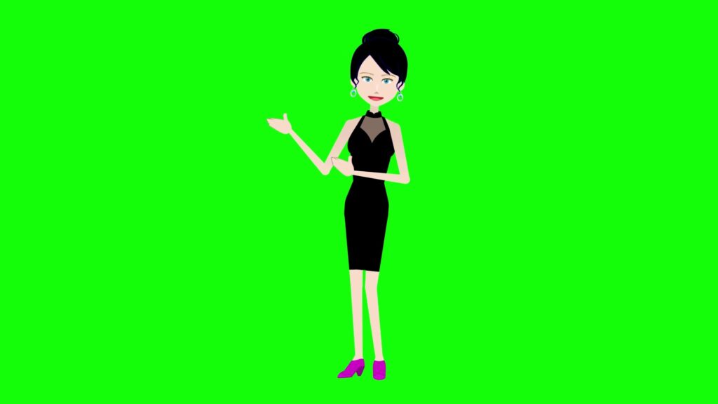 Woman talk talking speak speaking pose guide teacher